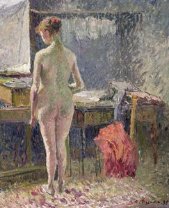 Desnudo femenino visto desde atrás, 1895